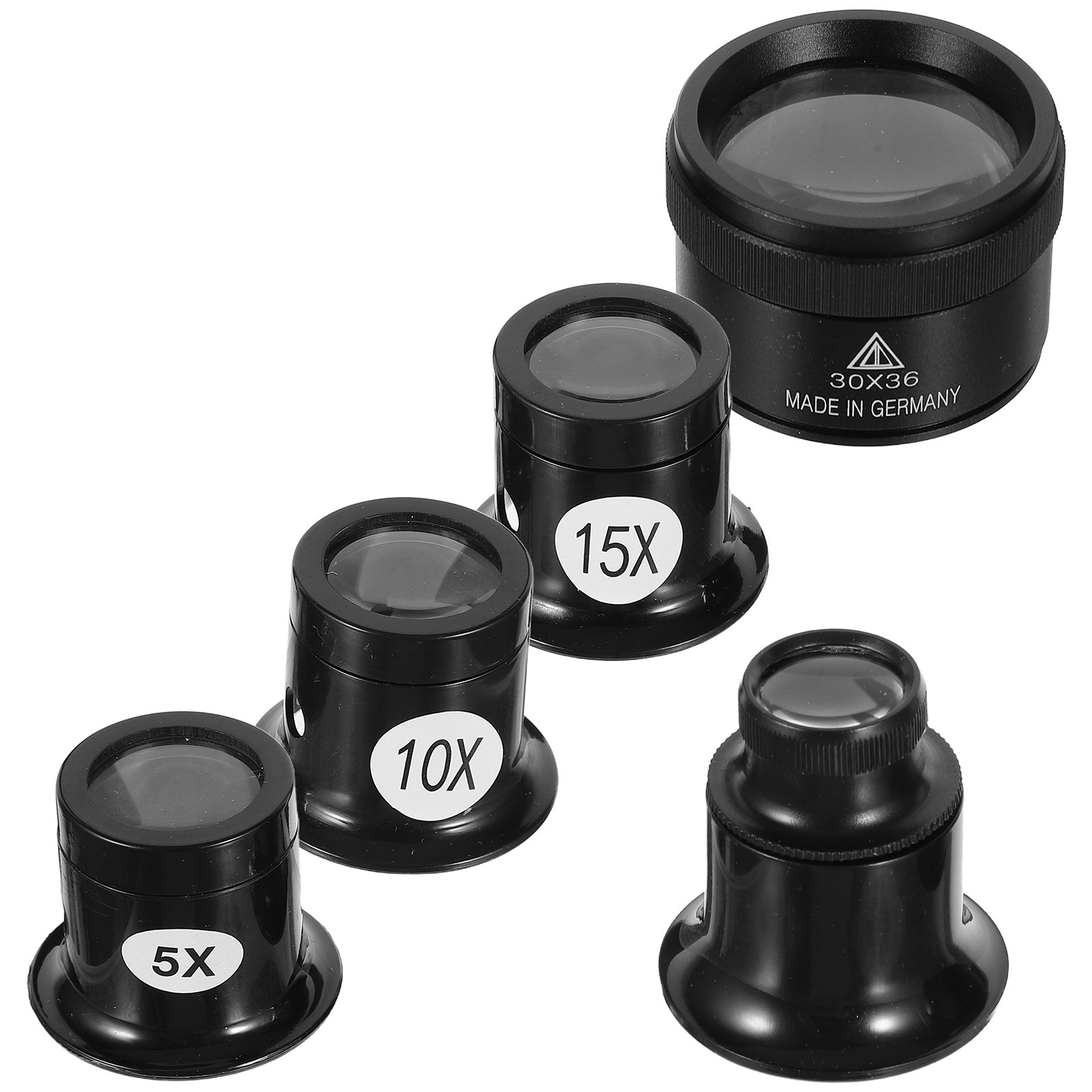 Jewelry Watches Repair - 5-delige juweliersloepset, handloep, 5X 10X 15X