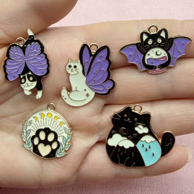 Butterfly Pendant Necklace - 10 stuks Vlinder Kat Liefde Koreaanse