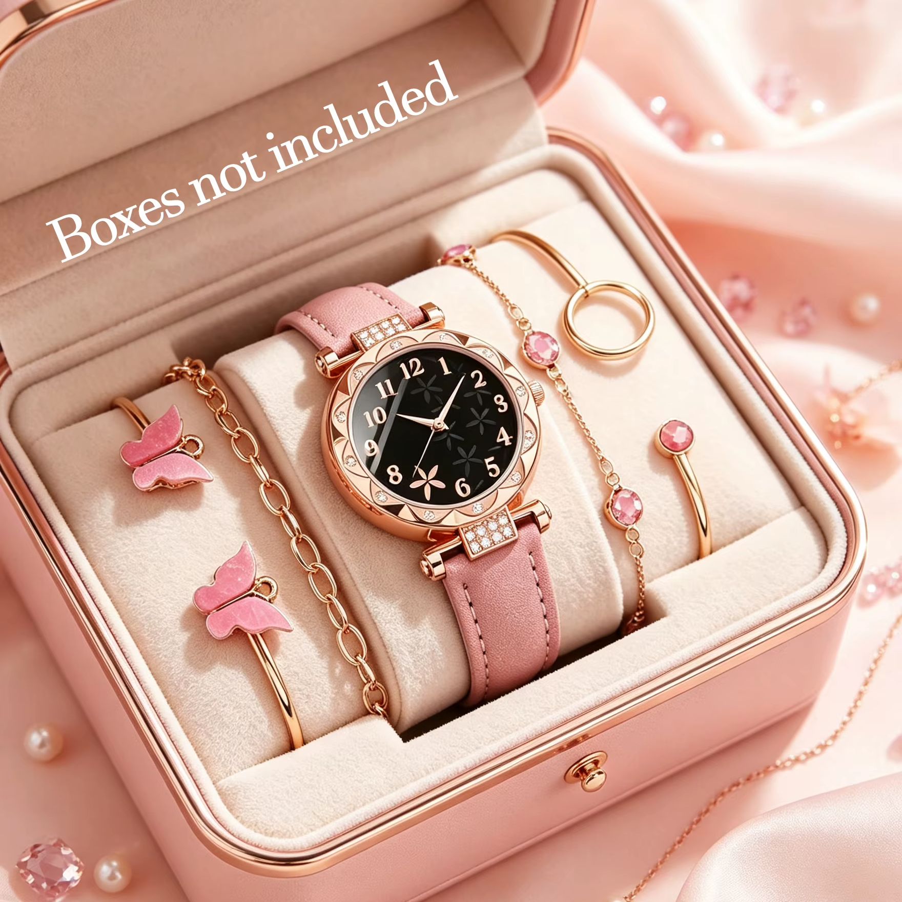 Jewelry Watches For Kids - Set van 5 modieuze dameshorloges met