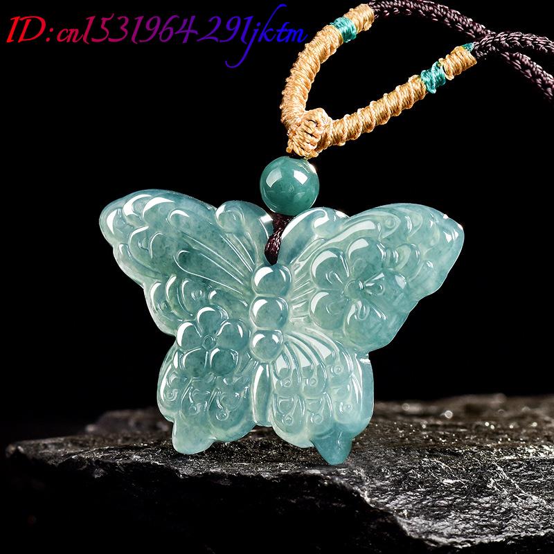 Natuurlijke Birmese Jadeïet vl - Butterfly Pendant Necklace recensie en prijs
