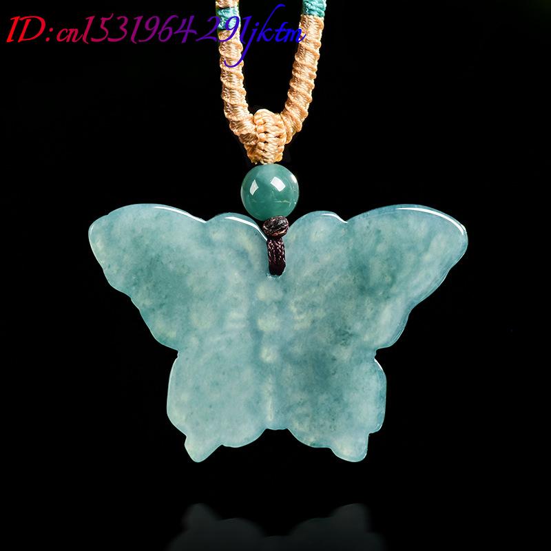 Natuurlijke Birmese Jadeïet vl - Butterfly Pendant Necklace recensie en prijs