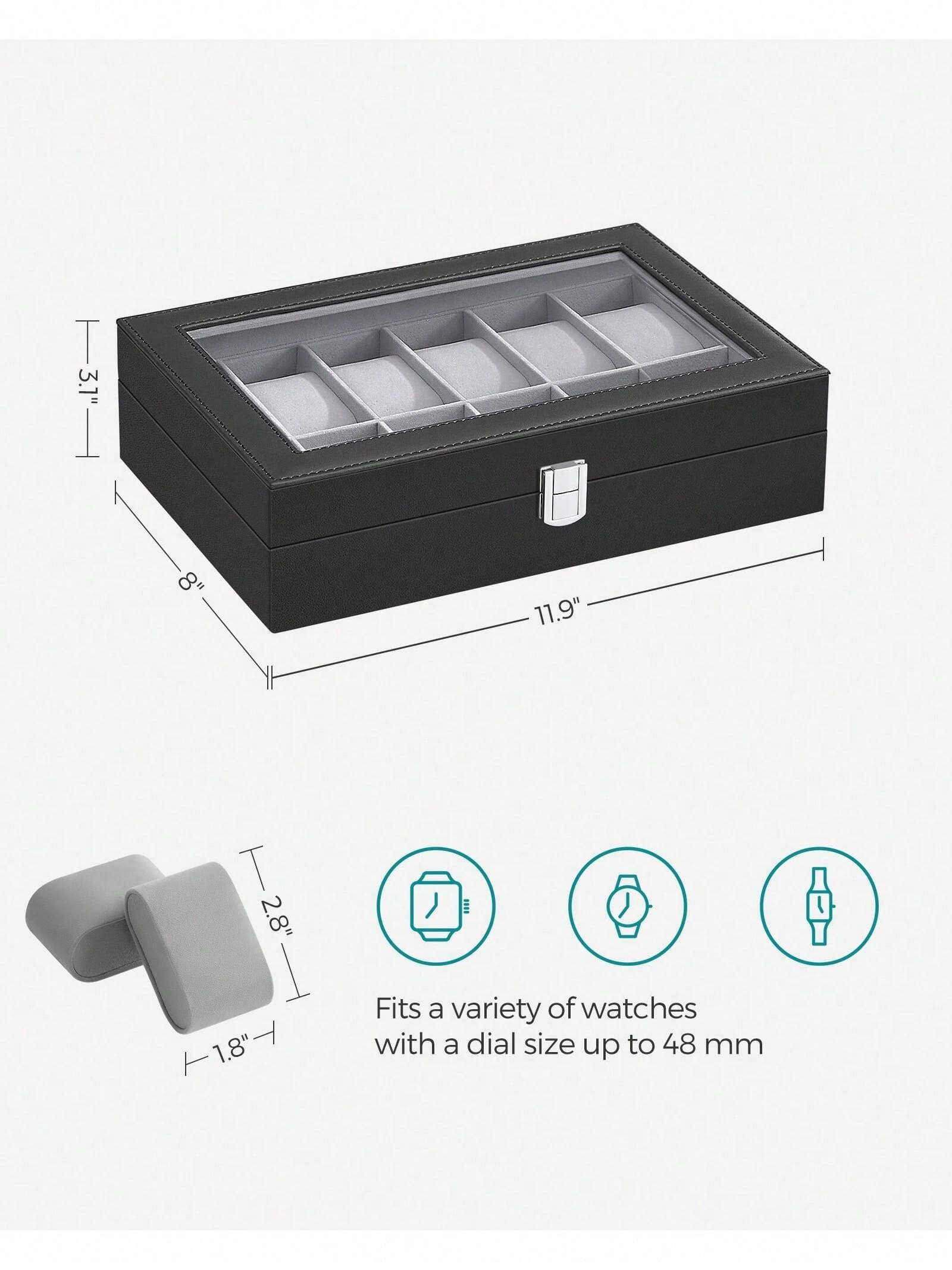 12-vakjes afsluitbare horloged - Jewelry With Watches recensie en prijs