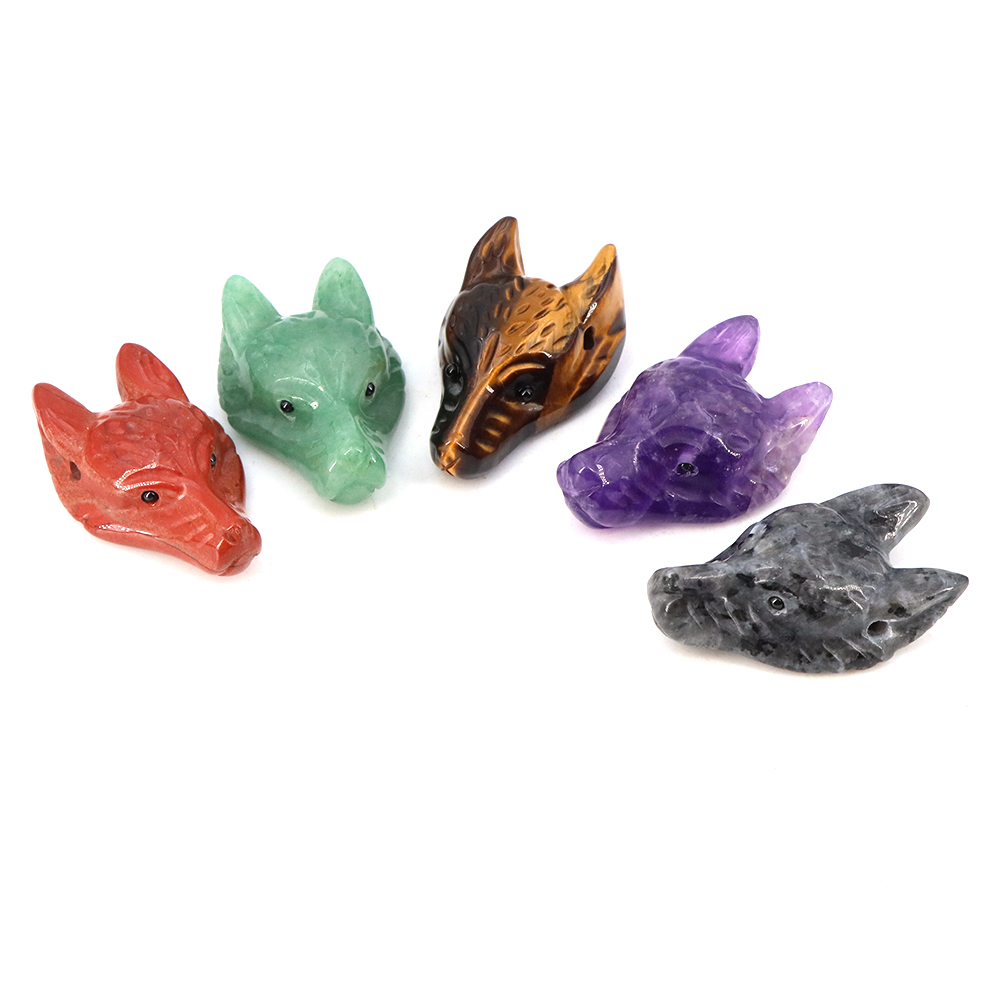 40mm Wolf Head Stone Hanger Na - Wolf Jewelry & Watches Tampa Reviews recensie en prijs