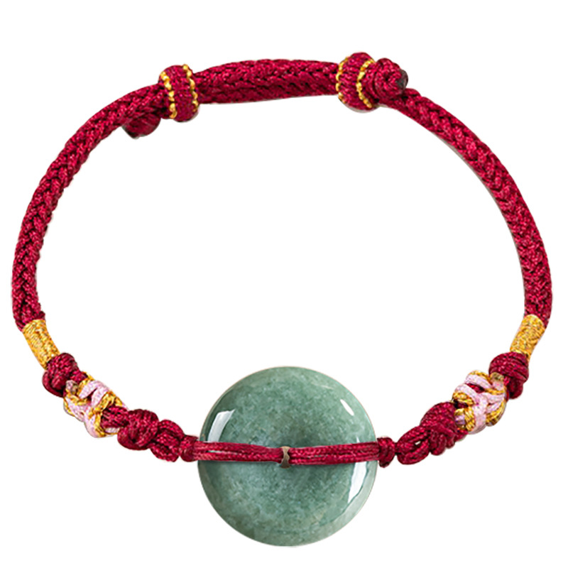 Groene Myanmar Jadeïet Donut A - Jewelry & Watches Sp Zo O recensie en prijs