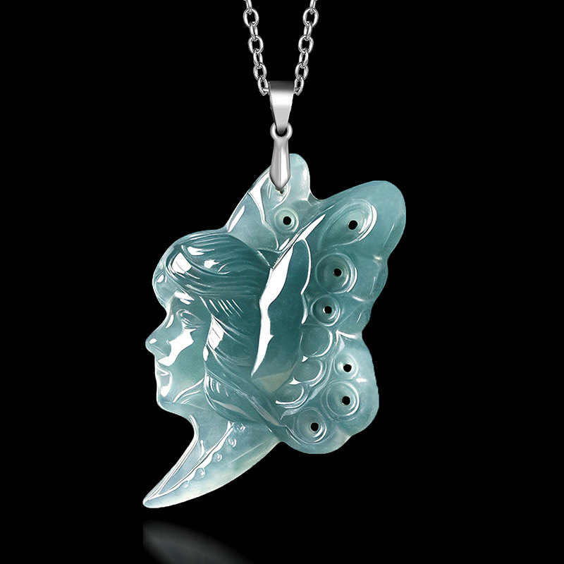 S925 Zilver Natuurlijke Blauwe - Butterfly Pendant Necklace recensie en prijs