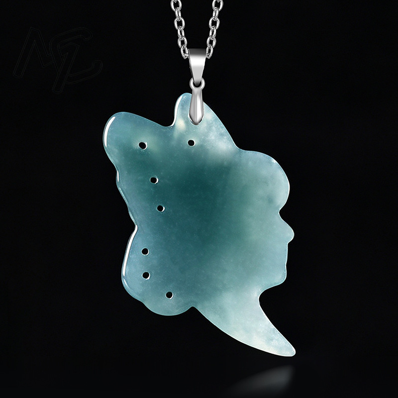 S925 Zilver Natuurlijke Blauwe - Butterfly Pendant Necklace recensie en prijs