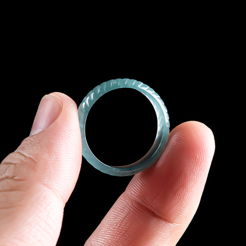 Blauwe echte Birmese Jadeiet r - Jewelry & Watches Sp Zo O recensie en prijs