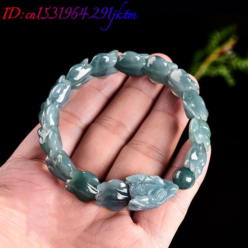 Blauwe Birmese Jadeïet Draak A - Jewelry & Watches Sp Zo O recensie en prijs