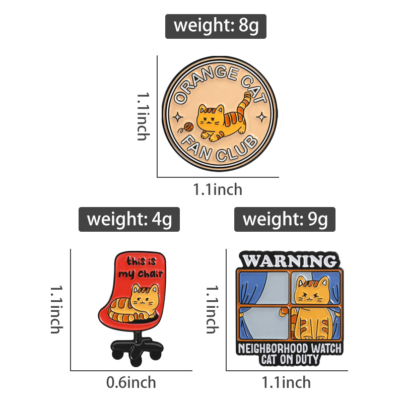 Oranje Katten Fanclub Emaille  - Jewelry Watches For Kids recensie en prijs