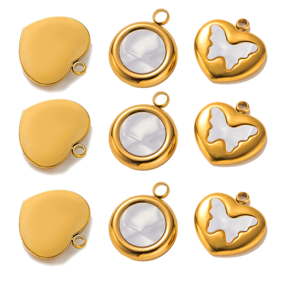 5 stuks roestvrij staal goud k - Butterfly Pendant Necklace recensie en prijs