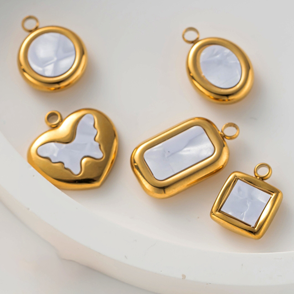 5 stuks roestvrij staal goud k - Butterfly Pendant Necklace recensie en prijs