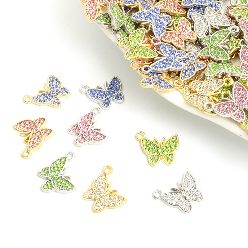 100 stk/partij vlinder hanger  - Butterfly Pendant Necklace recensie en prijs